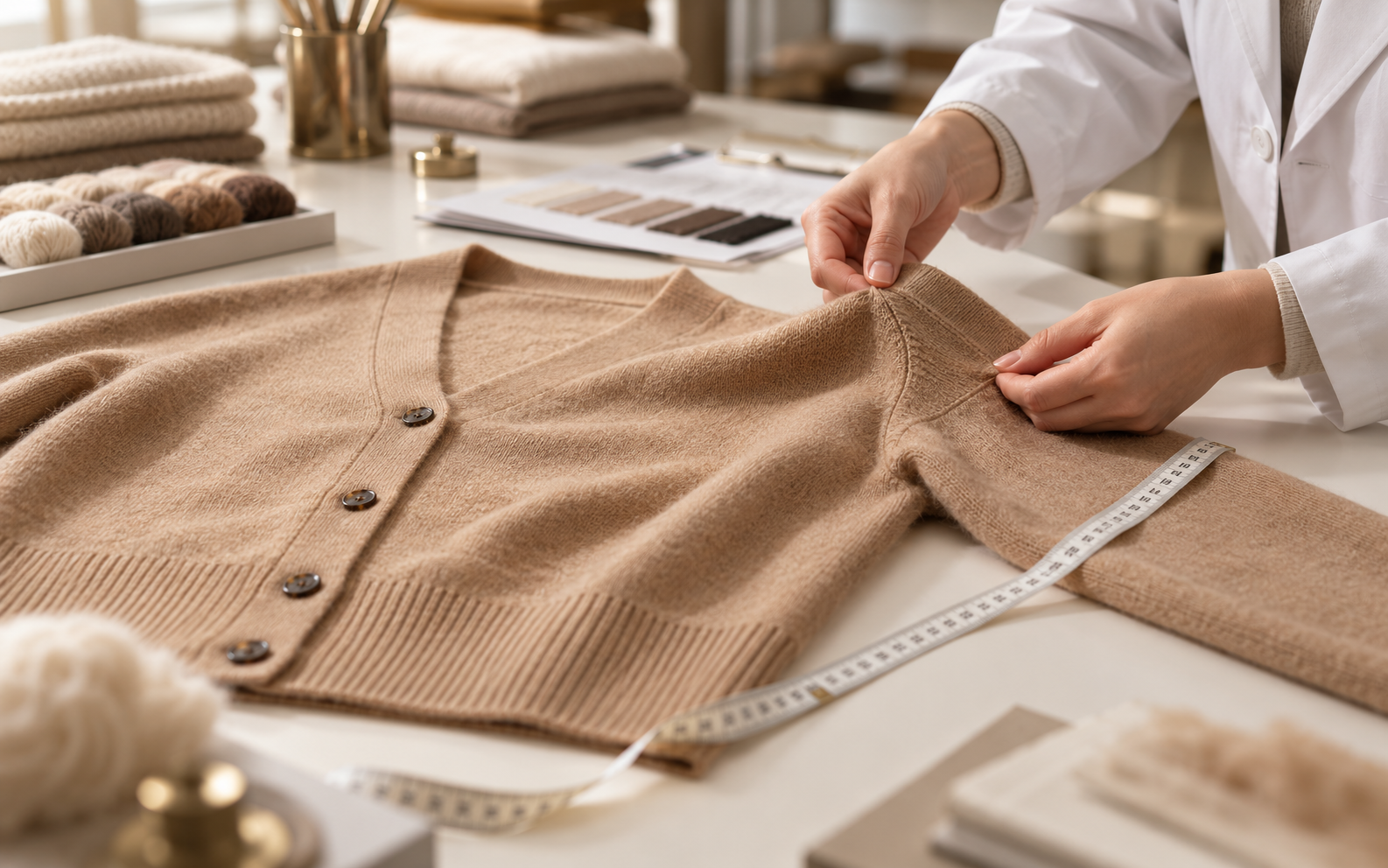 Natural Cashmere quality inspection and sourcing evidence